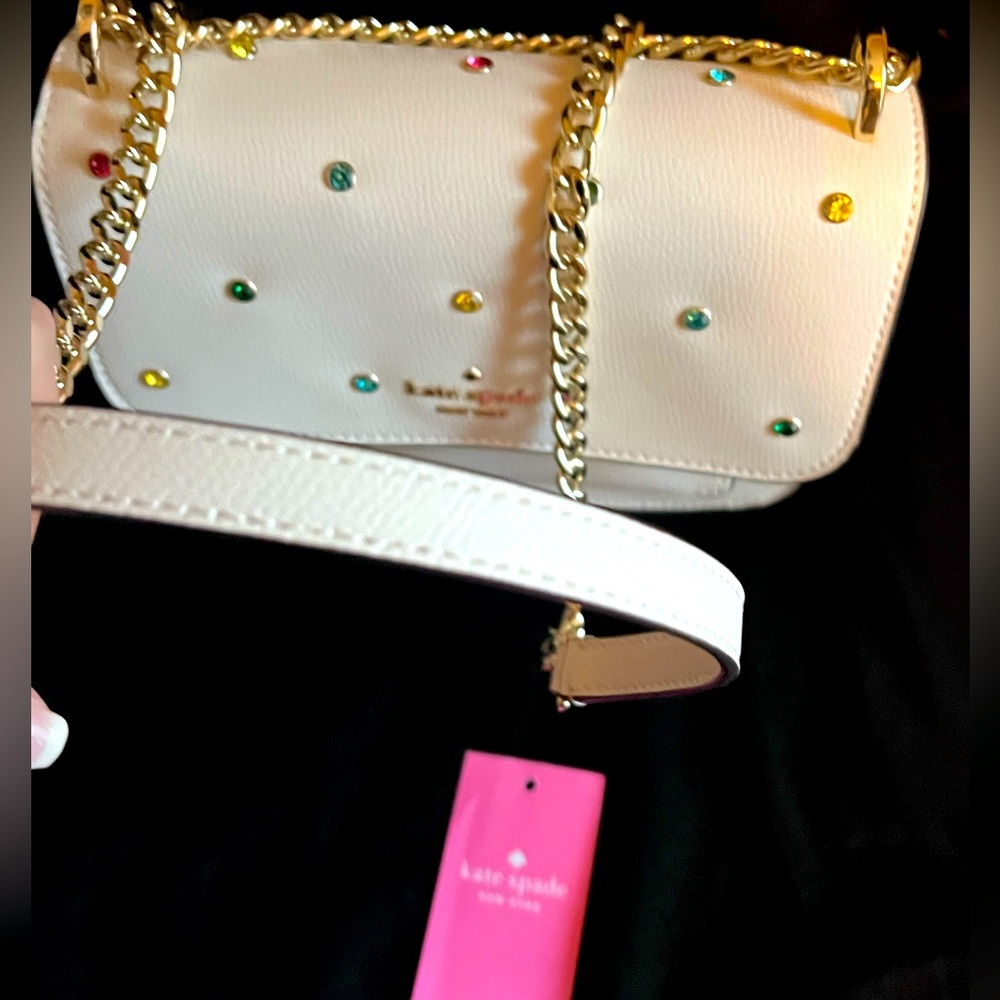 Katie Spade off white  bag